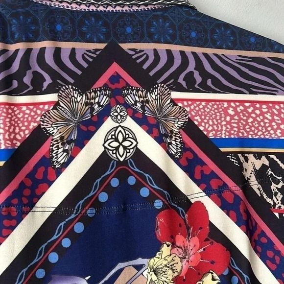 HALE BOB |  Mixed-Print Long-Sleeve Shirtdress - Picture 6 of 10